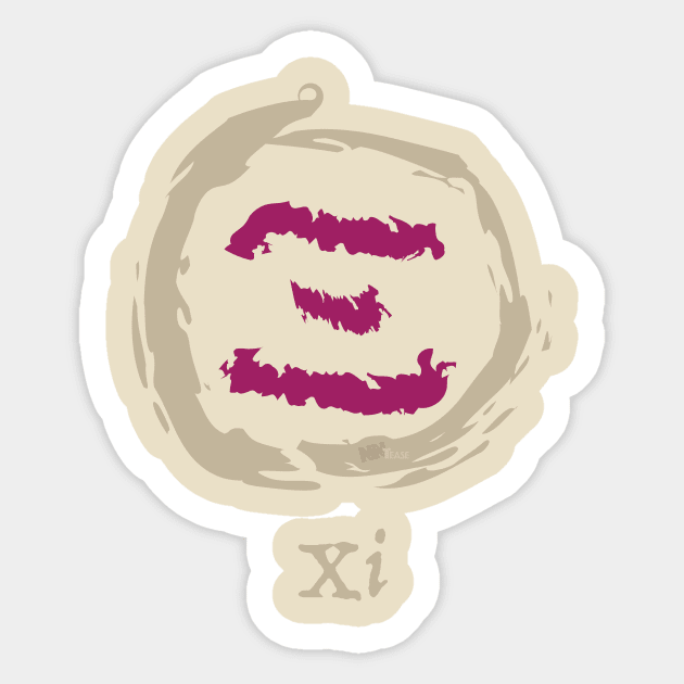 Greek Xi Sticker by NN Tease